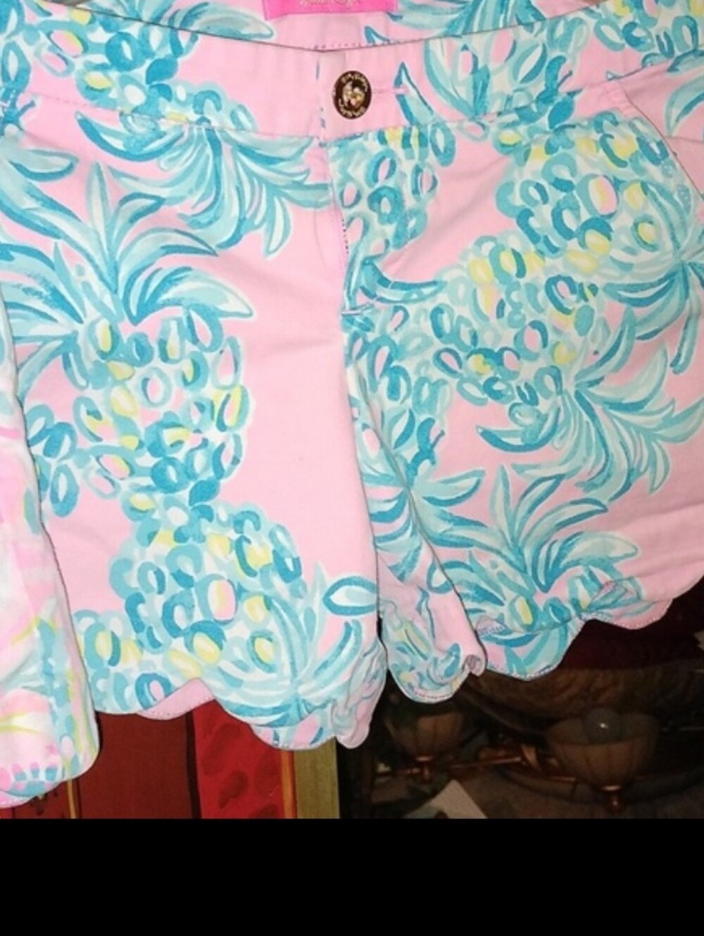Last Chance 3 Separate Lilly Pulitzer2 Diff Colors Scalloped Hem Shorts- 1 Skort